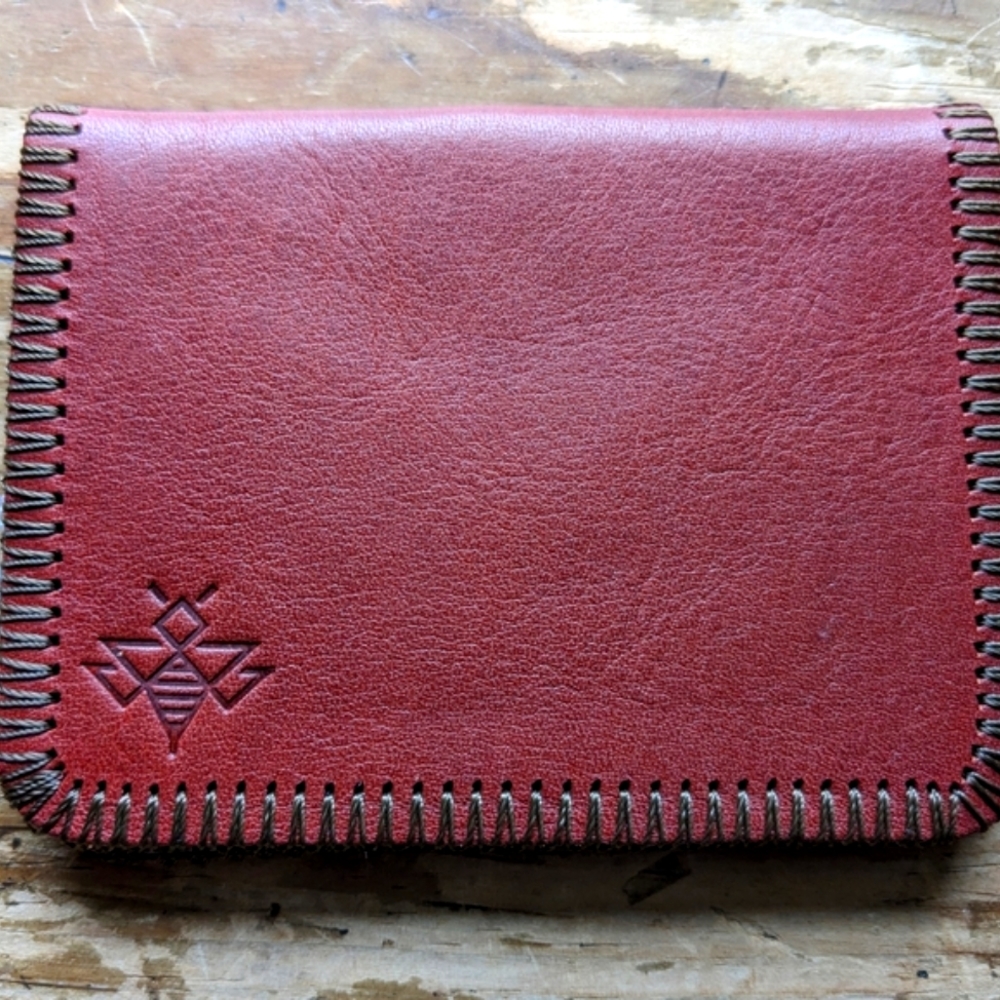 Lyons Leather Cognac Daily Wallet, new